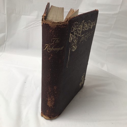 The Rubaiyat of Omar Khayyam Leather Bound Gold Leaf Pages - Picture 2 of 10