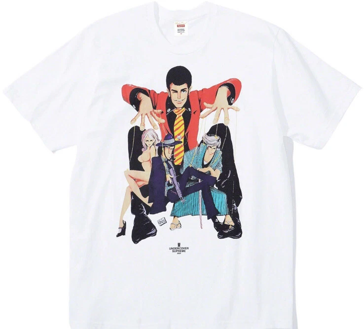 SUPREME/UNDERCOVER LUPIN TEE WHITE SIZE LARGE AUTHENTIC BRAND NEW SS23 WEEK  6