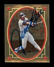 Jim Rice Autographed Signed 1984 Topps Sticker Card #189 Boston Red Sox 178446