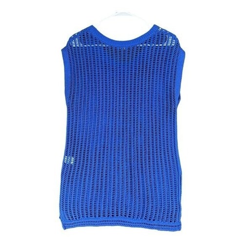 Apt. 9 Blau XS Ärmellos Rundhals Strick Pullover Lagenlook Boho Gypsy Lagenlook Artsy - Bild 2 von 11