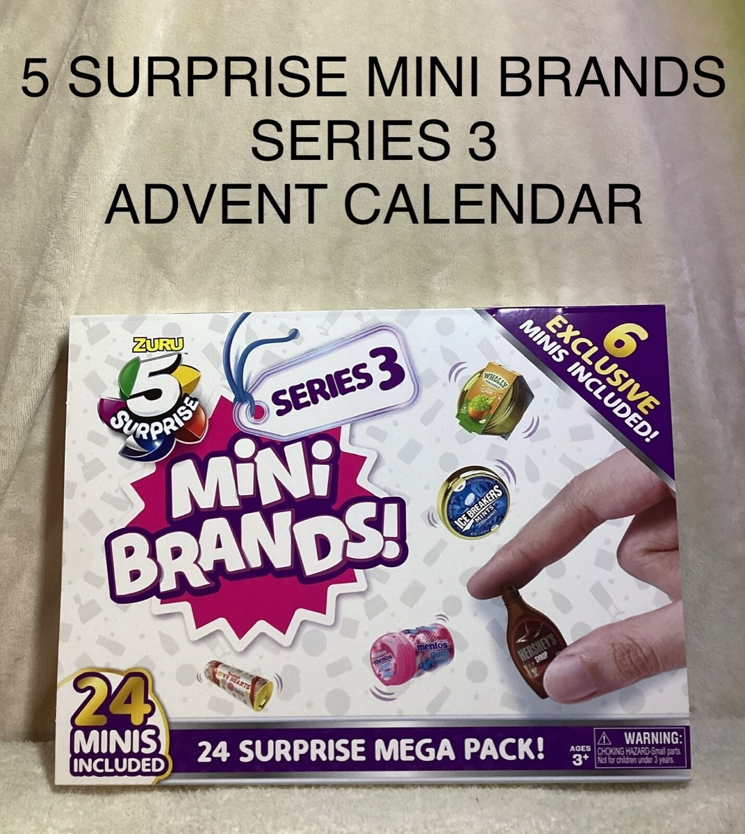 ホビー 5 Surprise ミニブランズ Series3 アドベントカレンダー のミニチュ