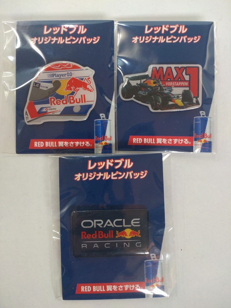 Red Bull F1 Pin Badge 6 Set Verstappen Tsunoda Oracle Racing Japan