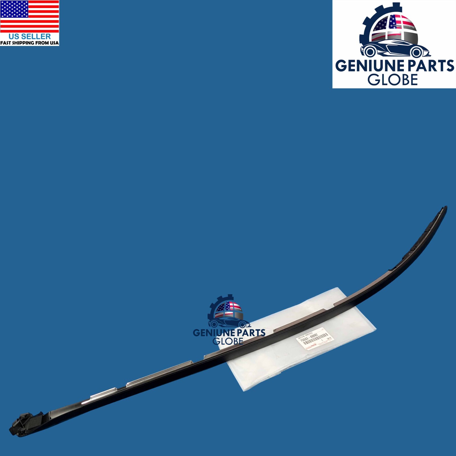 GENUINE TOYOTA 10-21 LAND CRUISER LX570 PASSENGER WINDSHIELD MOLDING ...
