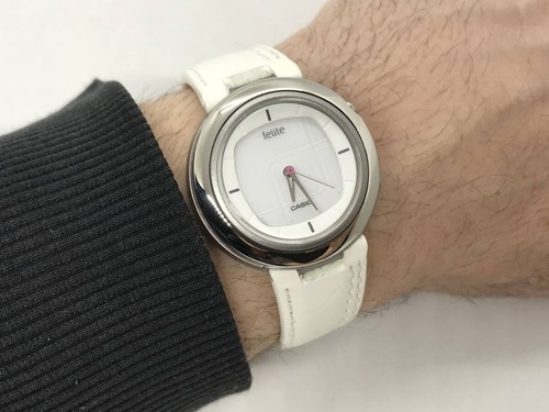 Casio Felite LWQ-300 Radio Controlled ladies quartz watch analogue mod 4306 NOS - Picture 10 of 11