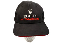 Rolex New Sub Mariner Cotton Twill Hat Black / Crown New