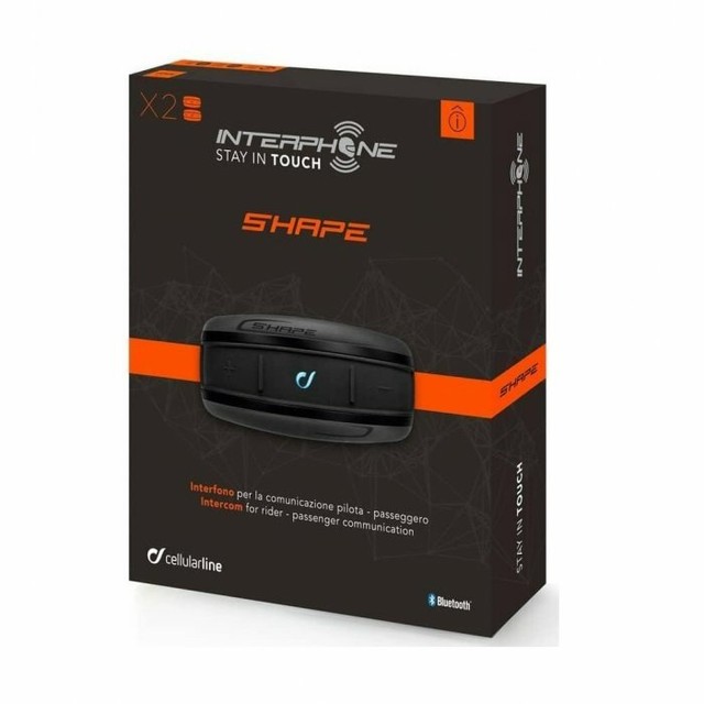 Cellularline 0 Interfono Pilota Passeggero compatibile con tutti I Caschi |  Acquisti Online su eBay