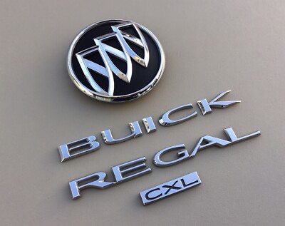 2010-2013 Buick Regal CXL Trunk Emblem Set Rear Logo Letters