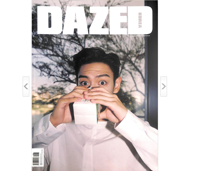 BIGBANG TOP DAZED KOREA タプ　トップ　雑誌　美品 LIKE:Dazed Korea Magazine BIGBANG Member Special Cover+Photo