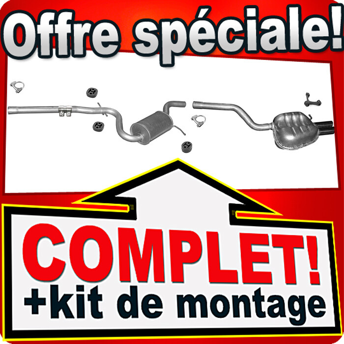 Silencieux Échappement SKODA OCTAVIA 2.0 TDi anti-corrosion pour réparer un pot bruyant ou percé