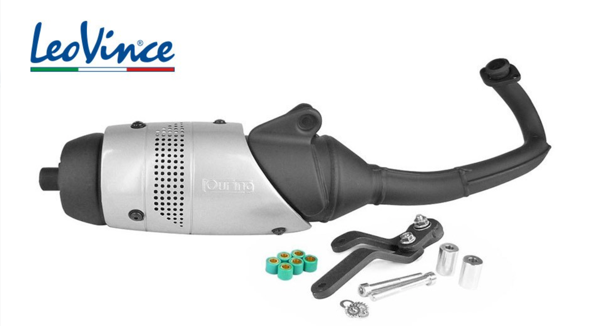 Leovince Exhaust Muffler Touring for Piaggio NRG MC2 50 1996 1997