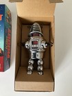 Vintage Robot Metal Wind Up MECHANICAL PLANET ROBOT  HA HA TOY SCHYLLING — photo 3