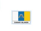 Patch Badge Printed Flag of Canary Islands