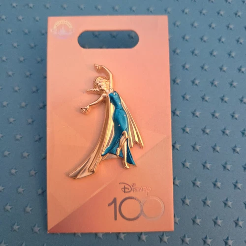 2023 Disney Platinum 100 Years of Wonder 100th Anniversary Frozen Elsa Pin
