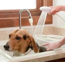 Portable Sink Hose Faucet Sprayer Dog Shower Head Spray Portable Handheld