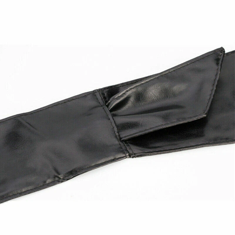 Women Obi Belt  Black Belt Goth Belt Wrap Belt Tie Belt - image 4 of 4
