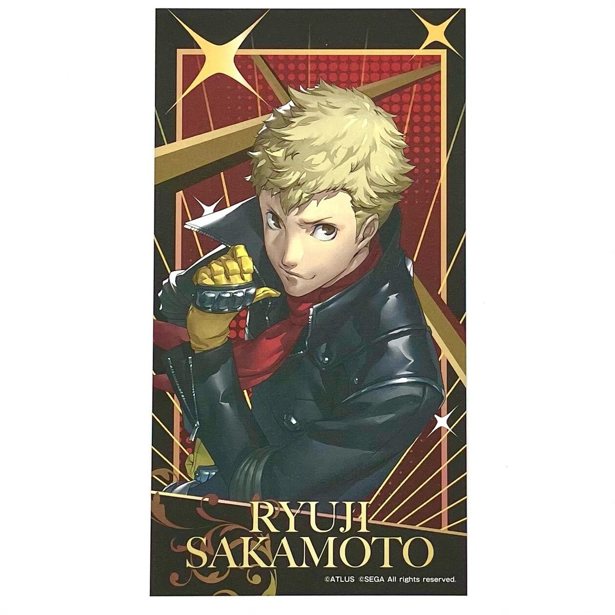 PERSONA 5 Ryuji Sakamoto Skull Visual Card Tarot Arcana Sega
