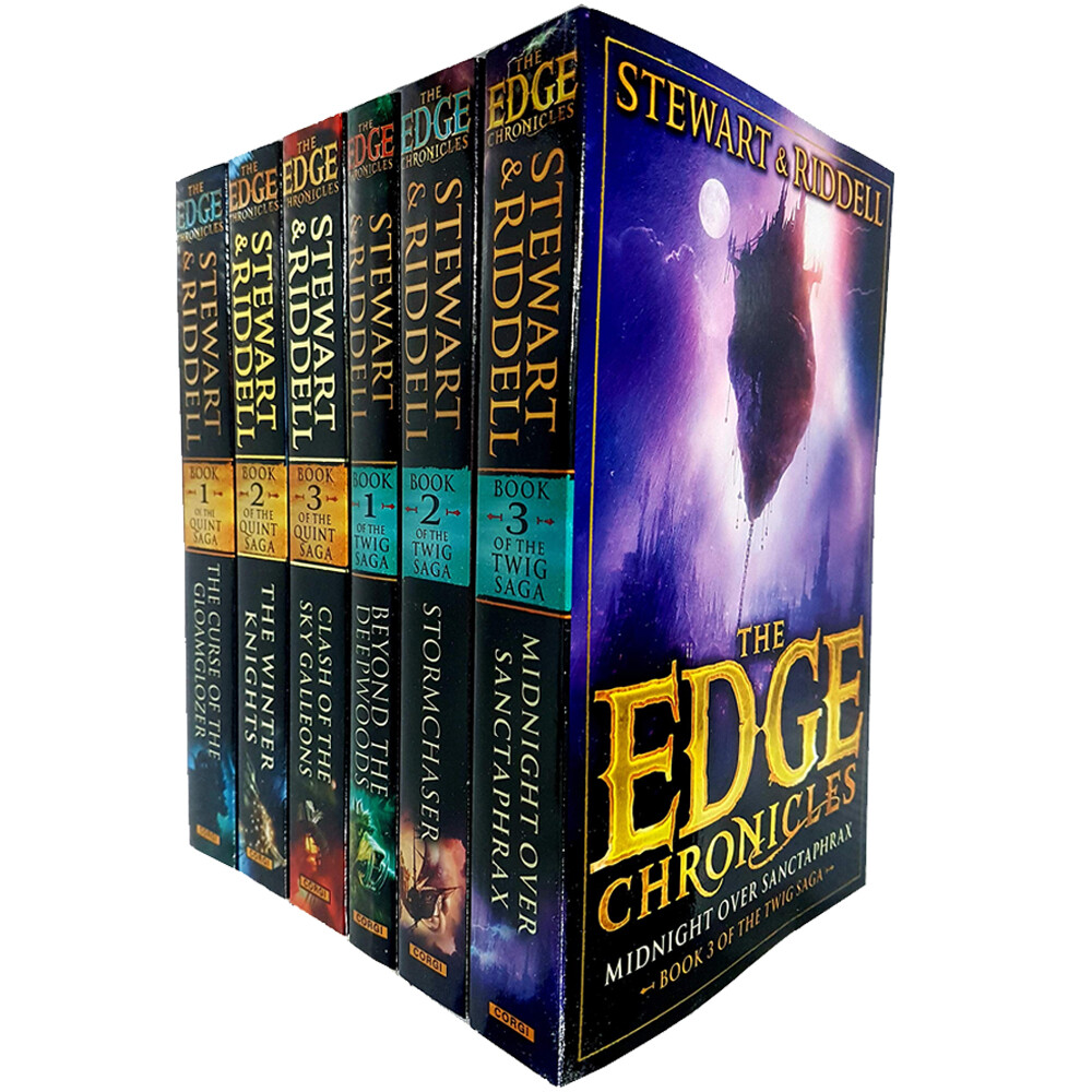The Edge Chronicles Series 6 Books Collection Set (The Quint Saga &  Twig Saga)