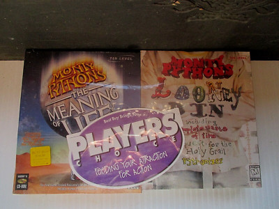 Monty Python's Looney Bin & The Meaning Of Life (PC, 1998) Sealed 26e