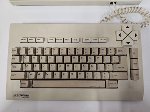 Vintage 1985 Magnavox Videowriter pf7715 be01 & Keyboard - Photo 7/16