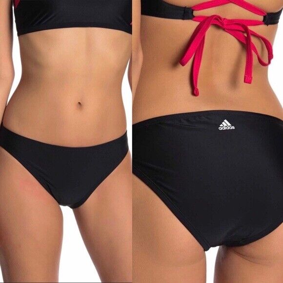 EACH) Adidas Womens Hipster Bikini Bottoms Black XL for sale online |