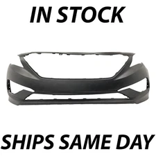 NEW Primered - Front Bumper Cover for 2015 2016 2017 Hyundai Sonata 2.4L