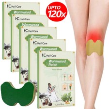 120Pcs Knee Plaster Sticker Wormwood Extract Knee Pain Joint Ache Relief Patches