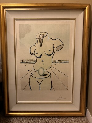 Birth of Venus, Salvador Dali, Art, Signed