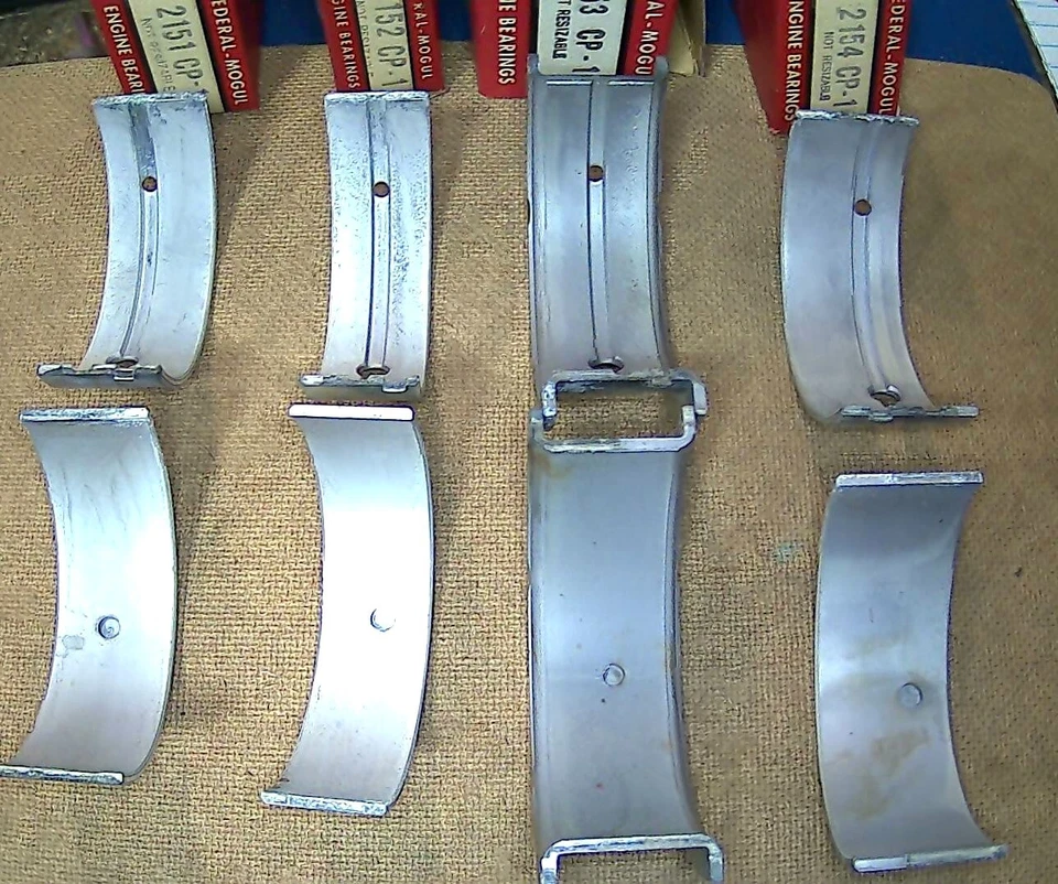 COJINETES PRINCIPALES para Chevrolet Pontiac GMC 235 261 6 cil 1956-1962 tamaño .001 Foto 3 de 4