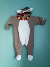 SMALL WONDERS CHRISTMAS REINDEER 1 PIECE SLEEPER COSTUME PJS PAJAMAS 3 6 MONTHS