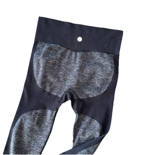 Womens Leggings womens Medium Full Length Black Workout Yoga Gym compression - Picture 5 of 6