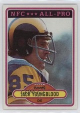 1980 Topps Jack Youngblood #370 HOF 08rj
