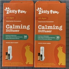 Zesty Paws Cat Calming Diffuser Plug-in Starter Kit x 2 BOXES