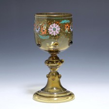 Grande storicismo Weinrömer con pittura smaltata - Theresienthal 1890 circa