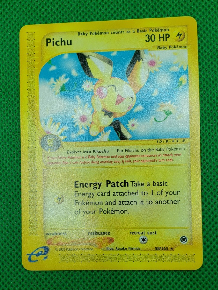 2002 Pokemon-e TCG Expedition Base Set #58 Pichu R
