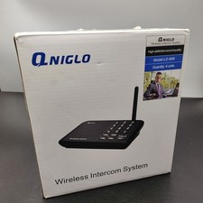 Qniglo FM Wireless Intercom System 4 Pack NEW-Open Box SEE PHOTOS