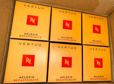 Nespresso Vertuo Melozio Decaffeinato Coffee 6 sleeves 60 Capsules 5/2027
