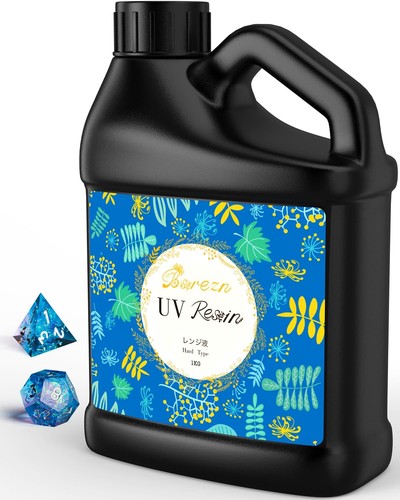 1000g UV Resin Hard, Crystal Clear Solar Activated UV Glue for Jewelry Making...