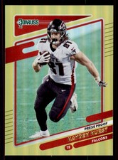 2021 Donruss #235 Hayden Hurst Press Proof Premium Atlanta Falcons