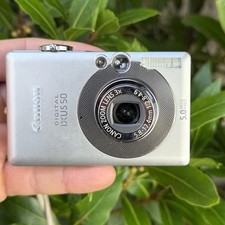 Canon IXUS 50 Compact Digital Camera 5MP 3x Optical Zoom Silver