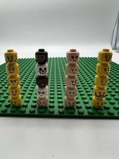 Lego Head Lot of 20 Mixed Themes Lego Minifigure Parts Lego Heads Used LOT 14