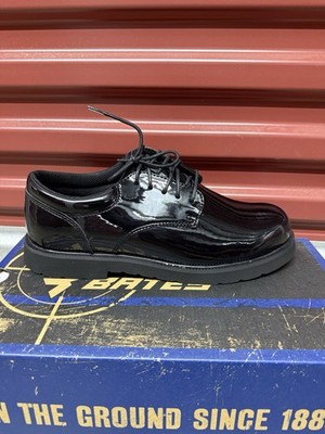 Bates High Gloss Duty Oxford 8.5 Men's Black