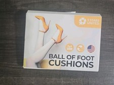 5StarsUnited 4PK Metatarsal Pads - Beige Ball Of Foot Cushions NEW