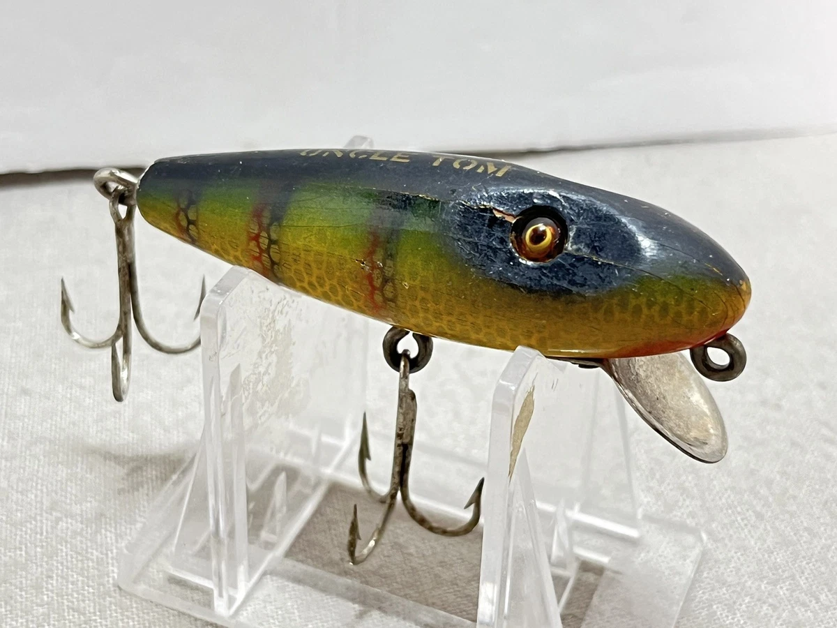 Creek Chub Wooden Vintage Frog Lure Vintage Fishing Lures for sale