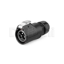3 Pin Male Quick Connect Waterproof In-Line Power Connector