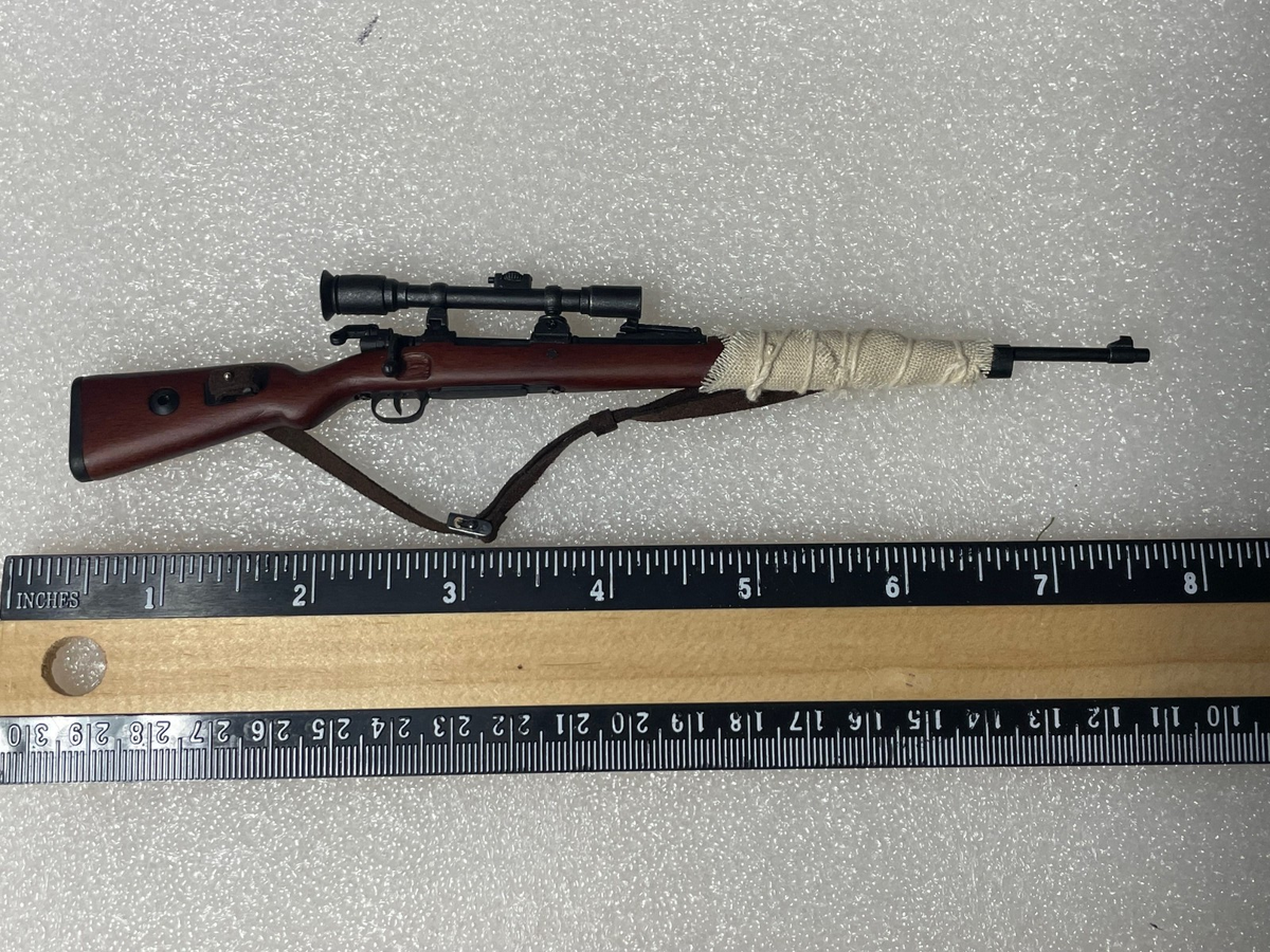 DID1/6 ww2 ミハエルヴィトマン DID WWII German Wood Metal Sniper Rifle 1/6 Action Figure Toys | eBay