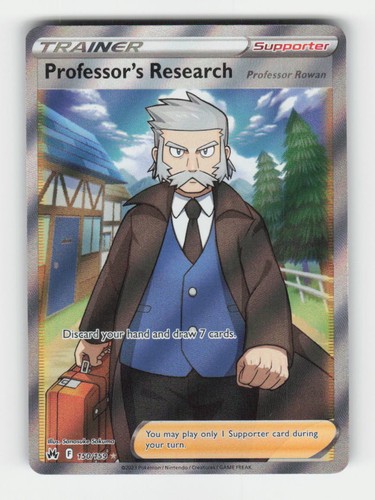 Professor's Research [Professor Rowan] 150/159 Crown Zenith Full Art UR NM EN