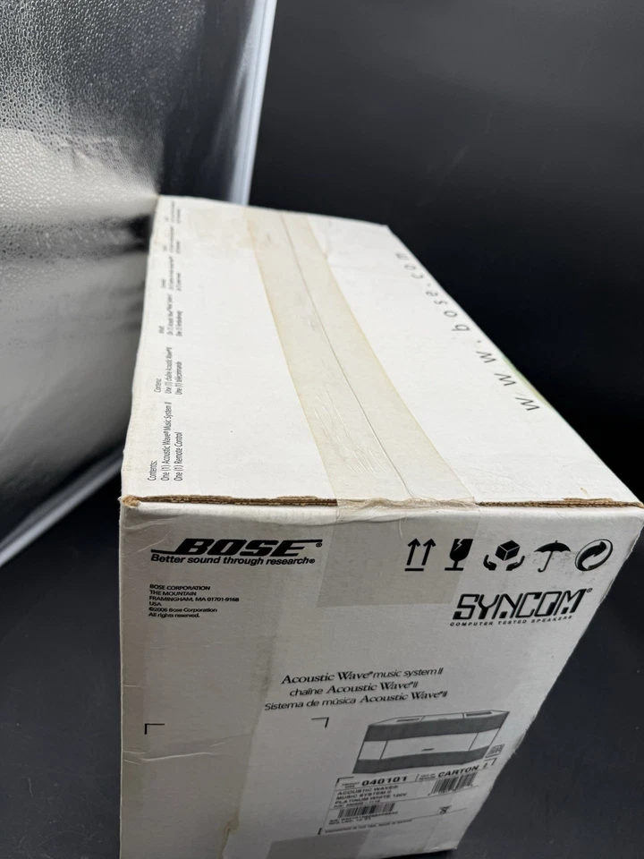 Bose Acoustic Wave Music System II Radio CD Player NEW SEALED PLATINUM WHITE - Image 3 of 4