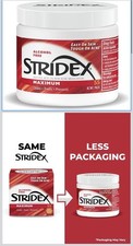 Stridex Maximum Strength Medicated Acne Pads SEALED 4 PACKS Of 3 - 12 Total New