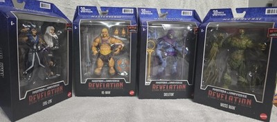masters of the universe  set of 4 
