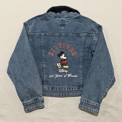 Tommy Hilfiger x Disney Boys Mickey Mouse 100 Years of Wonder Denim Jacket Small